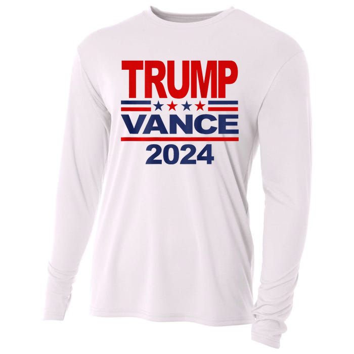 2024 Trump Vance Presidential Election Front And Back Cooling Performance Long Sleeve Crew