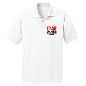 2024 Trump Vance Presidential Election Front And Back PosiCharge RacerMesh Polo