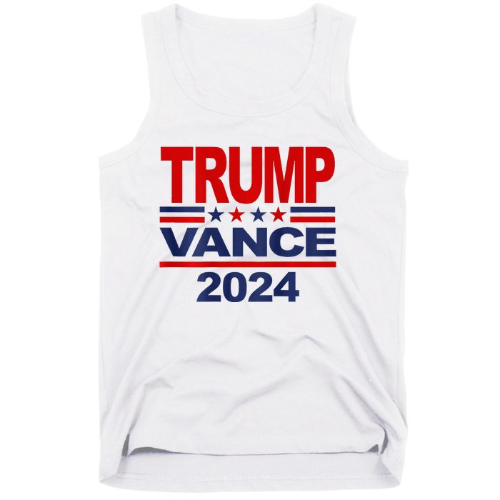 2024 Trump Vance Presidential Election Front And Back Tank Top