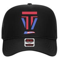 2024 Trump Vance High Crown Mesh Back Trucker Hat