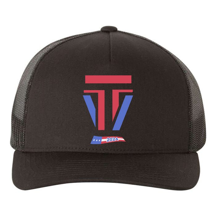 2024 Trump Vance Yupoong Adult 5-Panel Trucker Hat