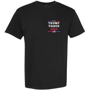 2024 Trump Vance Presidential Election Front And Back Garment-Dyed Heavyweight T-Shirt