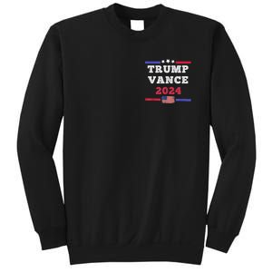 2024 Trump Vance Presidential Election Front And Back Sweatshirt