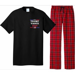 2024 Trump Vance Presidential Election Front And Back Pajama Set