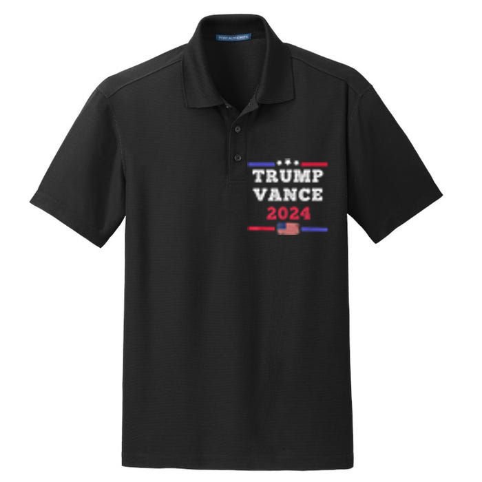 2024 Trump Vance Presidential Election Front And Back Dry Zone Grid Polo