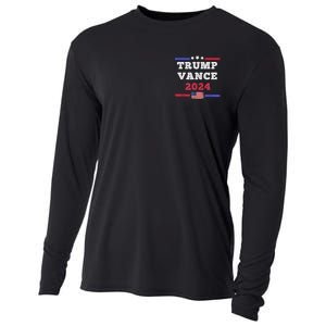 2024 Trump Vance Presidential Election Front And Back Cooling Performance Long Sleeve Crew