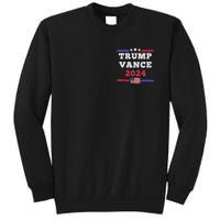 2024 Trump Vance Presidential Election Front And Back Tall Sweatshirt