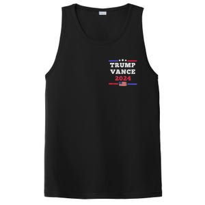 2024 Trump Vance Presidential Election Front And Back PosiCharge Competitor Tank