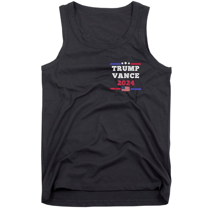 2024 Trump Vance Presidential Election Front And Back Tank Top