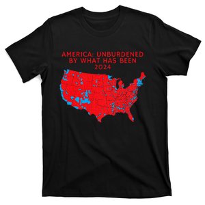 2024 Trump Winner Election Map Unburdened By What Has Been T-Shirt