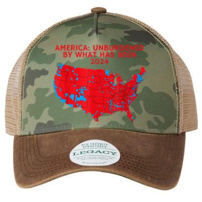 2024 Trump Winner Election Map Unburdened By What Has Been Legacy Tie Dye Trucker Hat