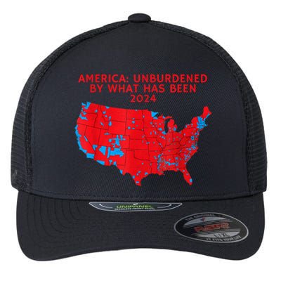 2024 Trump Winner Election Map Unburdened By What Has Been Flexfit Unipanel Trucker Cap