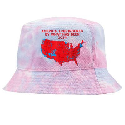 2024 Trump Winner Election Map Unburdened By What Has Been Tie-Dyed Bucket Hat