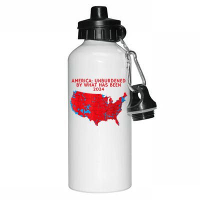 2024 Trump Winner Election Map Unburdened By What Has Been Aluminum Water Bottle