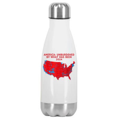 2024 Trump Winner Election Map Unburdened By What Has Been Stainless Steel Insulated Water Bottle