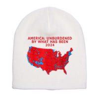 2024 Trump Winner Election Map Unburdened By What Has Been Short Acrylic Beanie