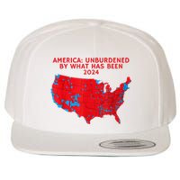 2024 Trump Winner Election Map Unburdened By What Has Been Wool Snapback Cap