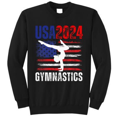 2024 Usa American Flag Gymnastics Gymnast Sweatshirt