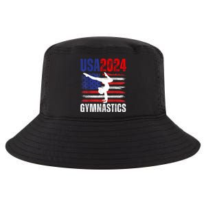 2024 Usa American Flag Gymnastics Gymnast 4th Of July Cool Comfort Performance Bucket Hat