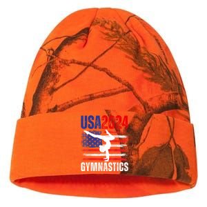 2024 Usa American Flag Gymnastics Gymnast 4th Of July Kati Licensed 12" Camo Beanie