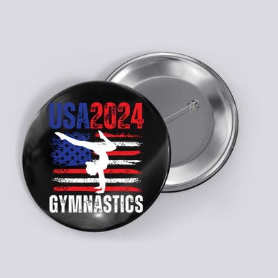 2024 Usa American Flag Gymnastics Gymnast Button