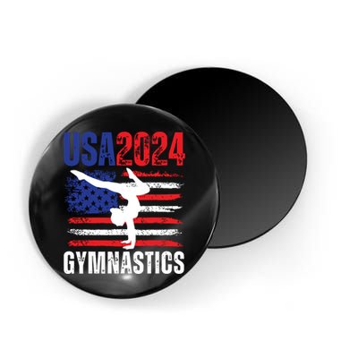 2024 Usa American Flag Gymnastics Gymnast Magnet