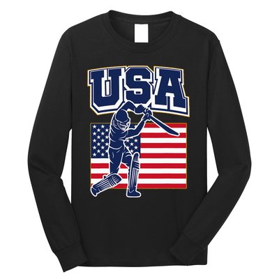 2024 Usa Cricket Jersey T20 Cricket 2024 Usa Cricket Fans Long Sleeve Shirt