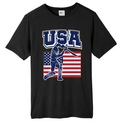 2024 Usa Cricket Jersey T20 Cricket 2024 Usa Cricket Fans Tall Fusion ChromaSoft Performance T-Shirt