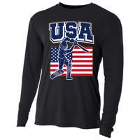 2024 Usa Cricket Jersey T20 Cricket 2024 Usa Cricket Fans Cooling Performance Long Sleeve Crew