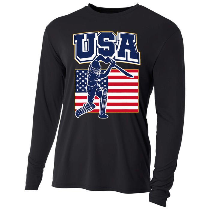 2024 Usa Cricket Jersey T20 Cricket 2024 Usa Cricket Fans Cooling Performance Long Sleeve Crew