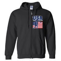 2024 Usa Cricket Jersey T20 Cricket 2024 Usa Cricket Fans Full Zip Hoodie