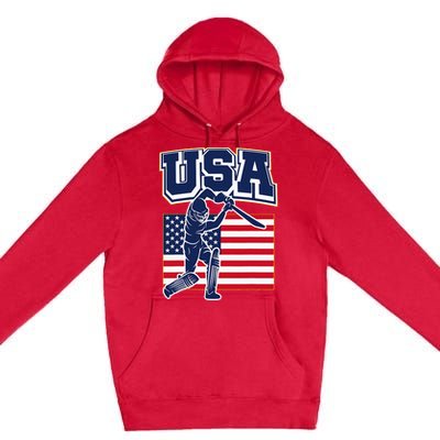 2024 Usa Cricket Jersey T20 Cricket 2024 Usa Cricket Fans Premium Pullover Hoodie