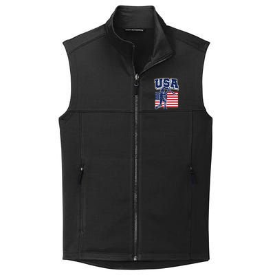 2024 Usa Cricket Jersey T20 Cricket 2024 Usa Cricket Fans Collective Smooth Fleece Vest