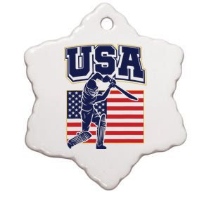 2024 Usa Cricket Jersey T20 Cricket 2024 Usa Cricket Fans Ceramic Star Ornament