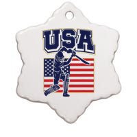 2024 Usa Cricket Jersey T20 Cricket 2024 Usa Cricket Fans Ceramic Star Ornament