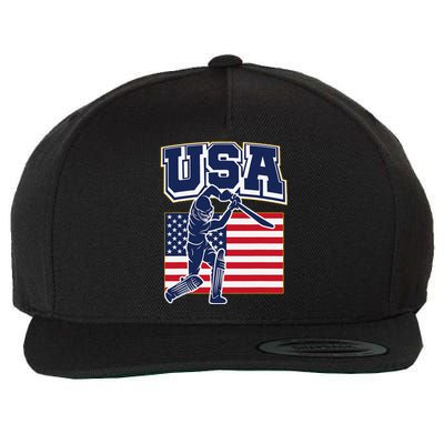 2024 Usa Cricket Jersey T20 Cricket 2024 Usa Cricket Fans Wool Snapback Cap