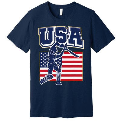 2024 Usa Cricket Jersey T20 Cricket 2024 Usa Cricket Fans Premium T-Shirt