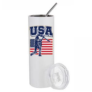 2024 Usa Cricket Jersey T20 Cricket 2024 Usa Cricket Fans Stainless Steel Tumbler