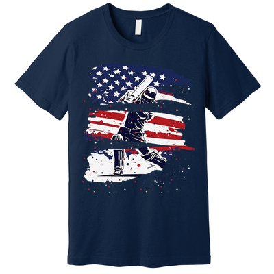 2024 Usa Cricket Jersey America Cricket In Usa Premium T-Shirt