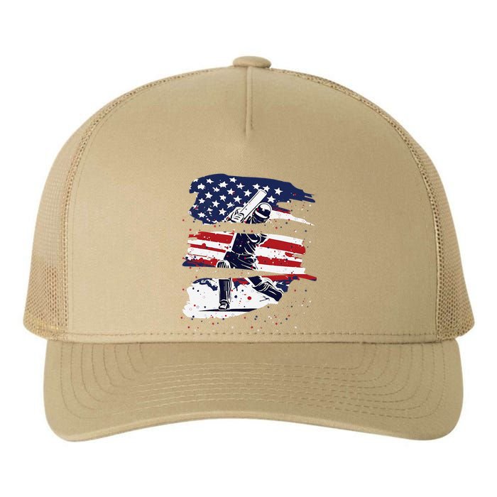 2024 Usa Cricket Jersey America Cricket In Usa Yupoong Adult 5-Panel Trucker Hat