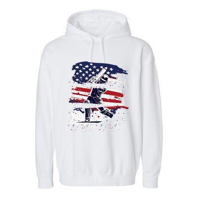 2024 Usa Cricket Jersey America Cricket In Usa Garment-Dyed Fleece Hoodie