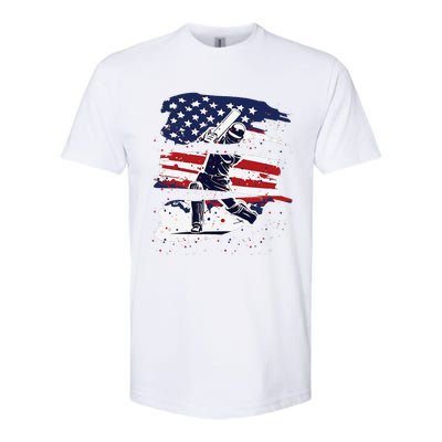 2024 Usa Cricket Jersey America Cricket In Usa Softstyle CVC T-Shirt