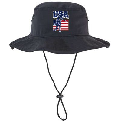 2024 Usa Cricket Jersey T20 Cricket 2024 Usa Legacy Cool Fit Booney Bucket Hat