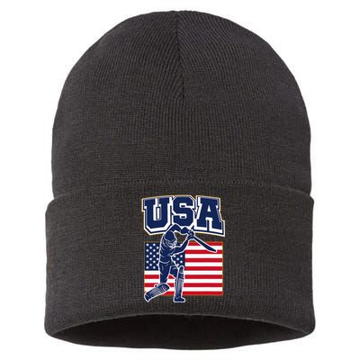 2024 Usa Cricket Jersey T20 Cricket 2024 Usa Sustainable Knit Beanie