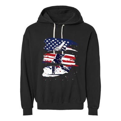 2024 Usa Cricket Jersey America Cricket In Usa Garment-Dyed Fleece Hoodie