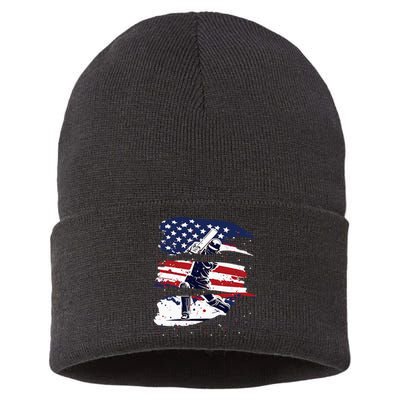 2024 Usa Cricket Jersey America Cricket In Usa Sustainable Knit Beanie