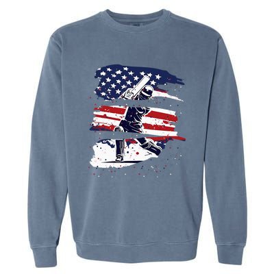 2024 Usa Cricket Jersey America Cricket In Usa Garment-Dyed Sweatshirt