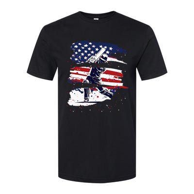 2024 Usa Cricket Jersey America Cricket In Usa Softstyle CVC T-Shirt