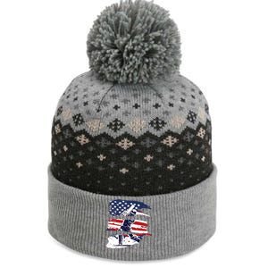 2024 Usa Cricket Jersey America Cricket In Usa The Baniff Cuffed Pom Beanie