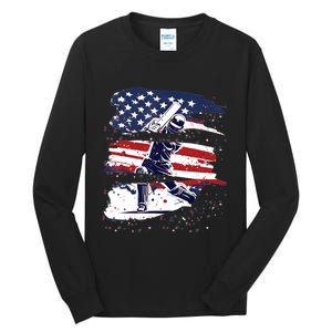 2024 Usa Cricket Jersey America Cricket In Usa Tall Long Sleeve T-Shirt